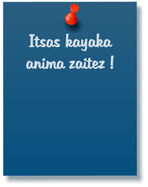 Itsas kayaka  anima zaitez !